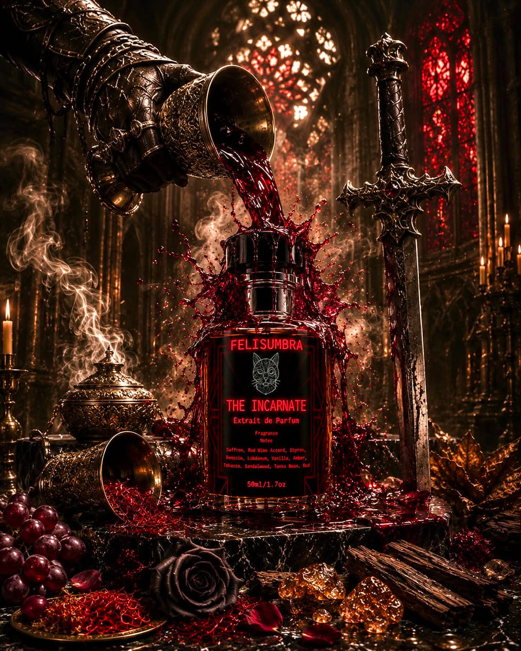 The Incarnate - Extrait de Parfum (Red Wine • Tobacco • Oud)