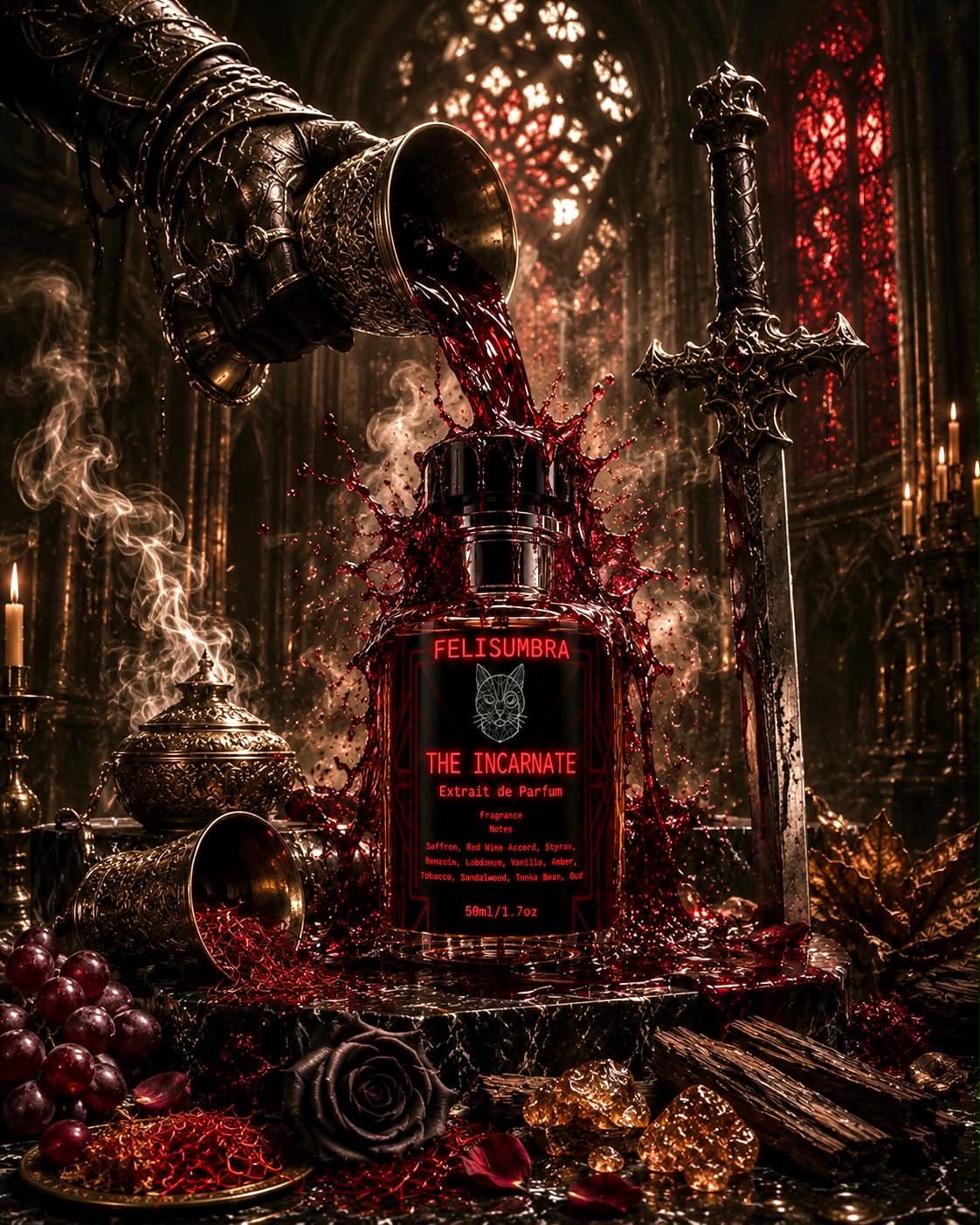 The Incarnate - Extrait de Parfum (Red Wine • Tobacco • Oud)