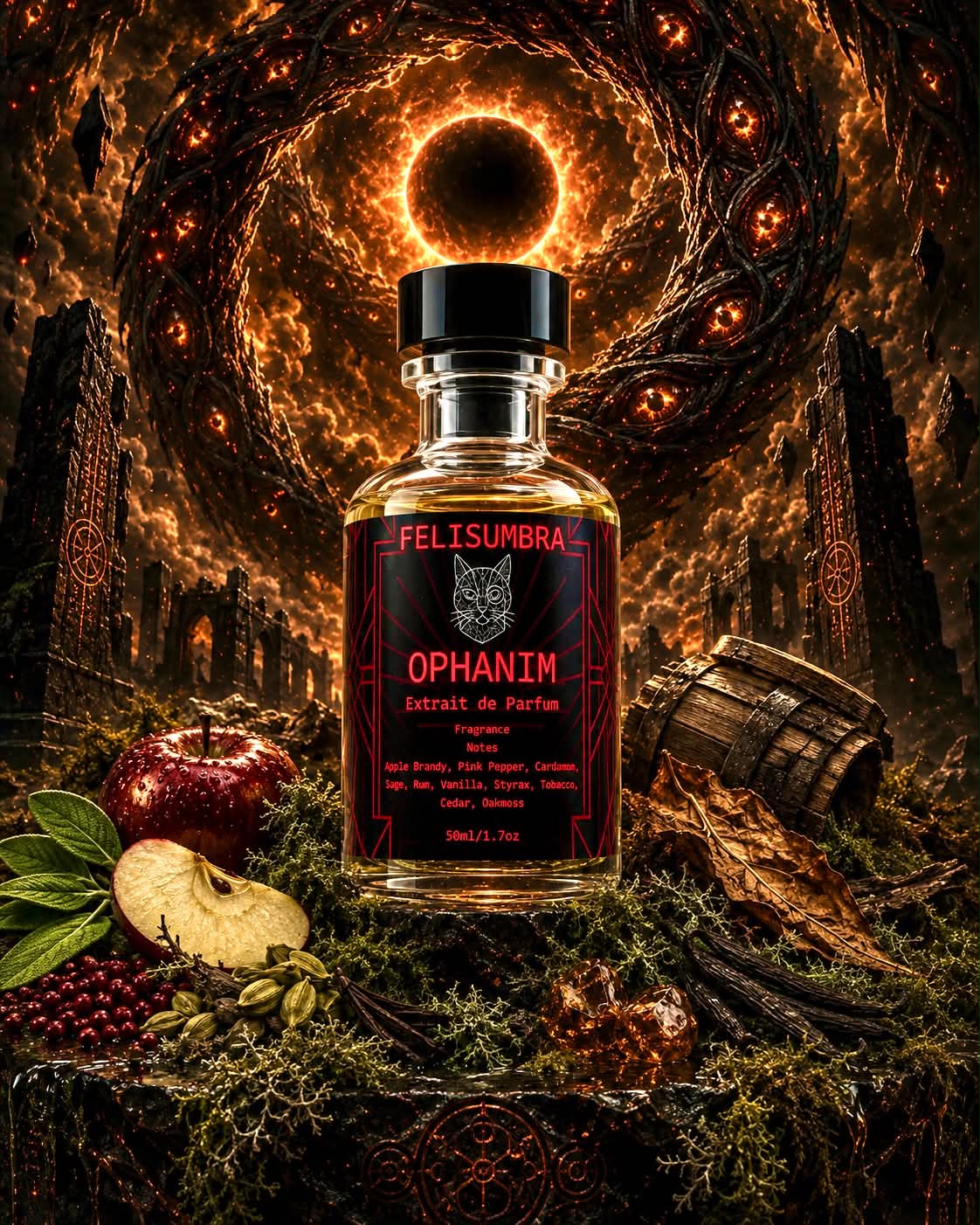 Ophanim - Extrait de Parfum (Apple Brandy • Vanilla • Cedar)