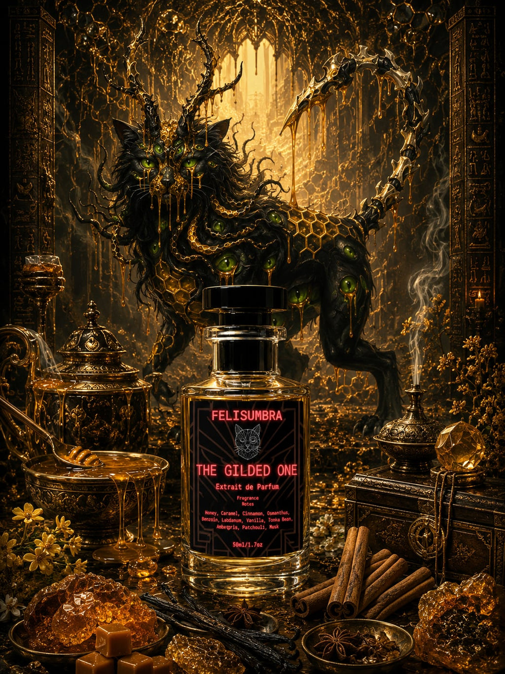 The Gilded One - Extrait de Parfum (Honey • Patchouli • Benzoin)