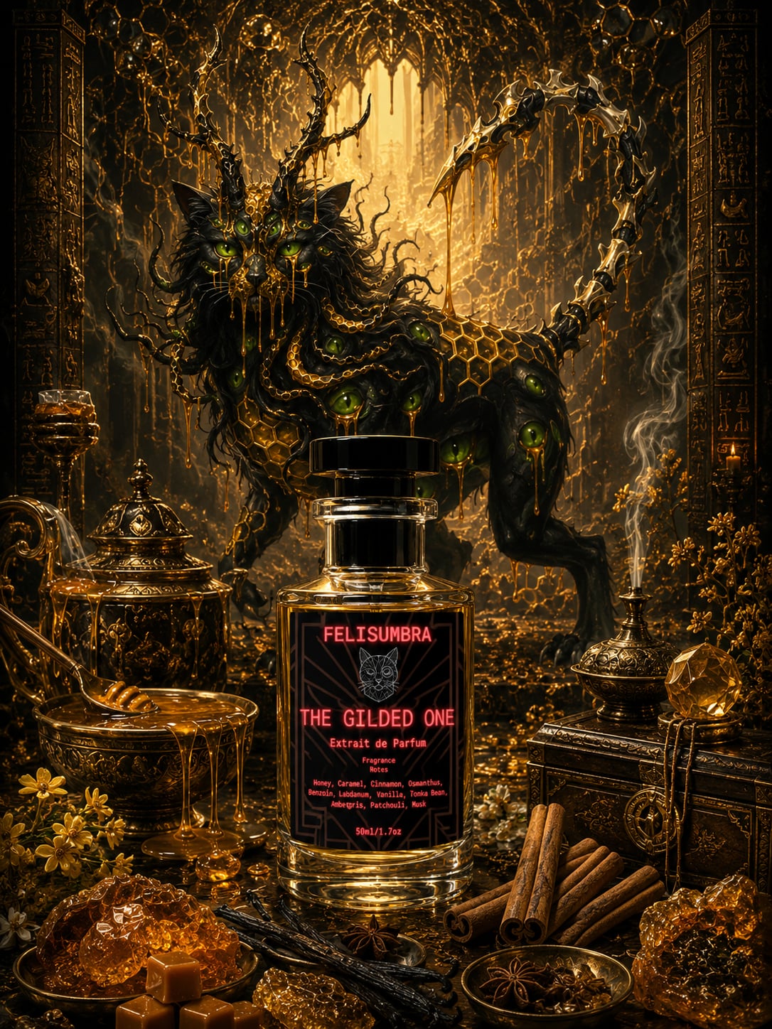 The Gilded One - Extrait de Parfum (Honey • Patchouli • Benzoin)