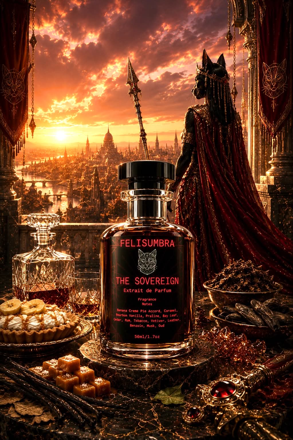 The Sovereign - Extrait de Parfum (Banana Creme Pie • Praline • Oud)