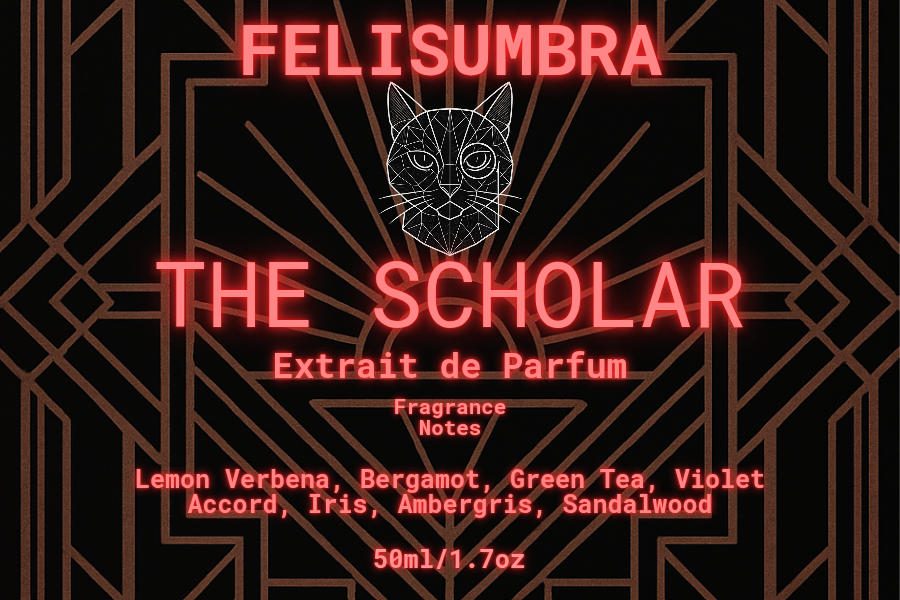 The Scholar - Extrait de Parfum (Lemon Verbena • Green Tea • Ambergris) *DISCONTINUED* ♛