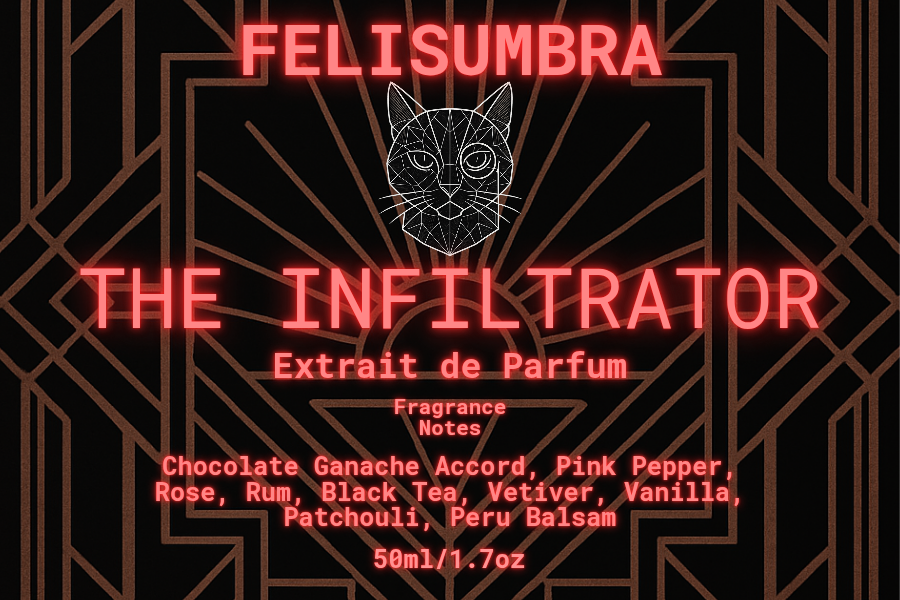The Infiltrator - Extrait de Parfum (Chocolate Ganache • Rum • Patchouli)