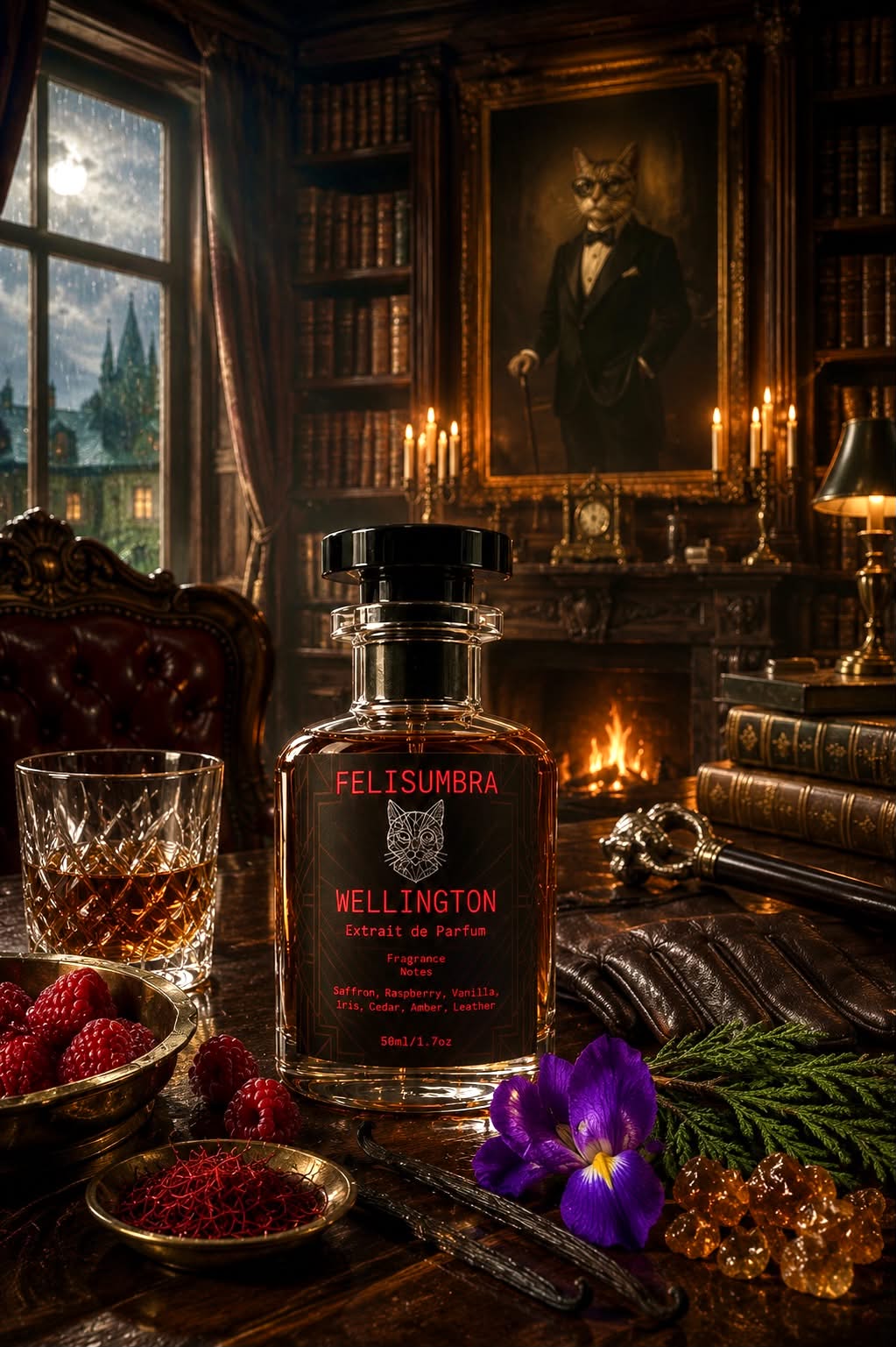 Wellington - Extrait de Parfum (Raspberry • Amber • Leather)