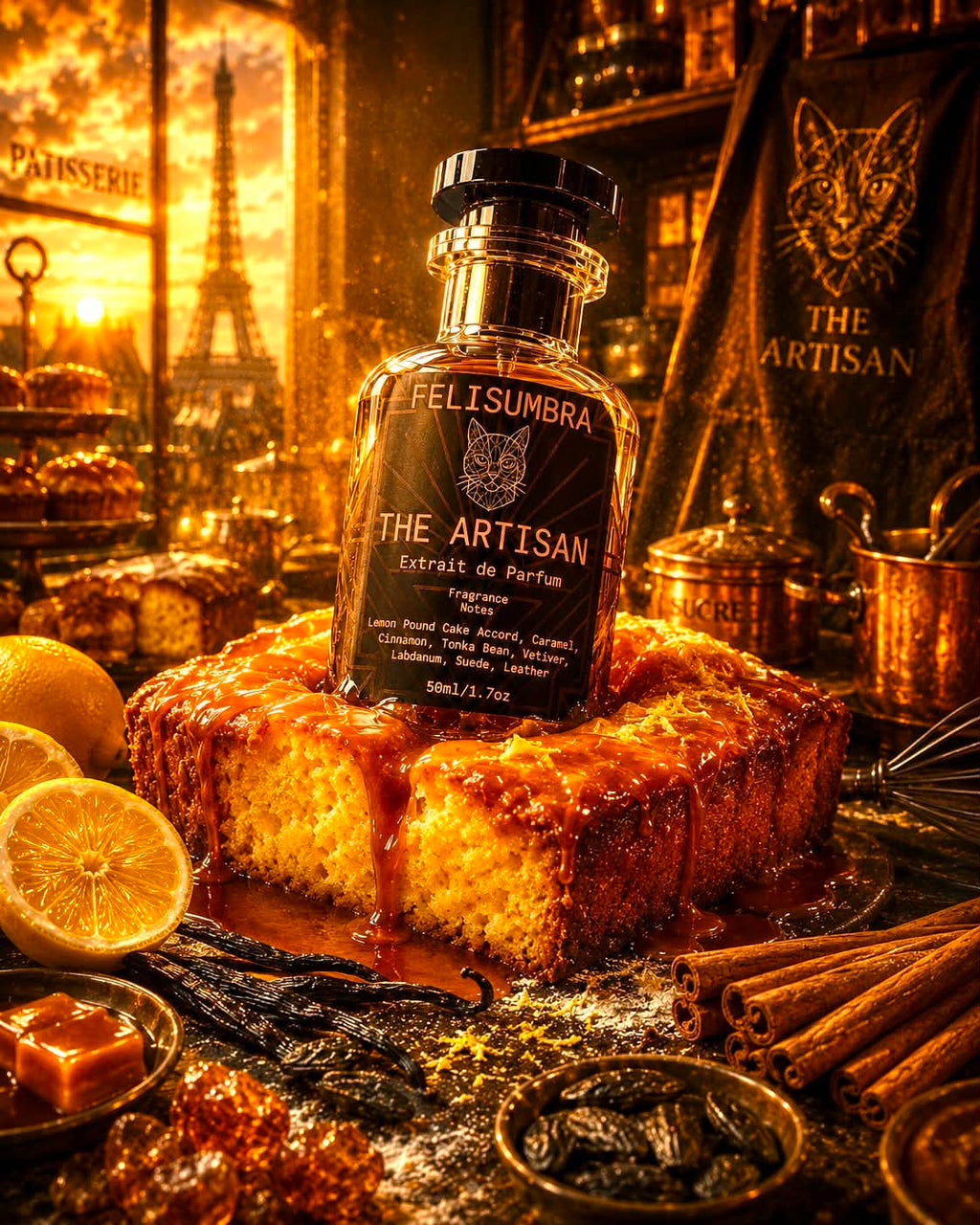 The Artisan - Extrait de Parfum (Lemon Pound Cake • Caramel • Leather)