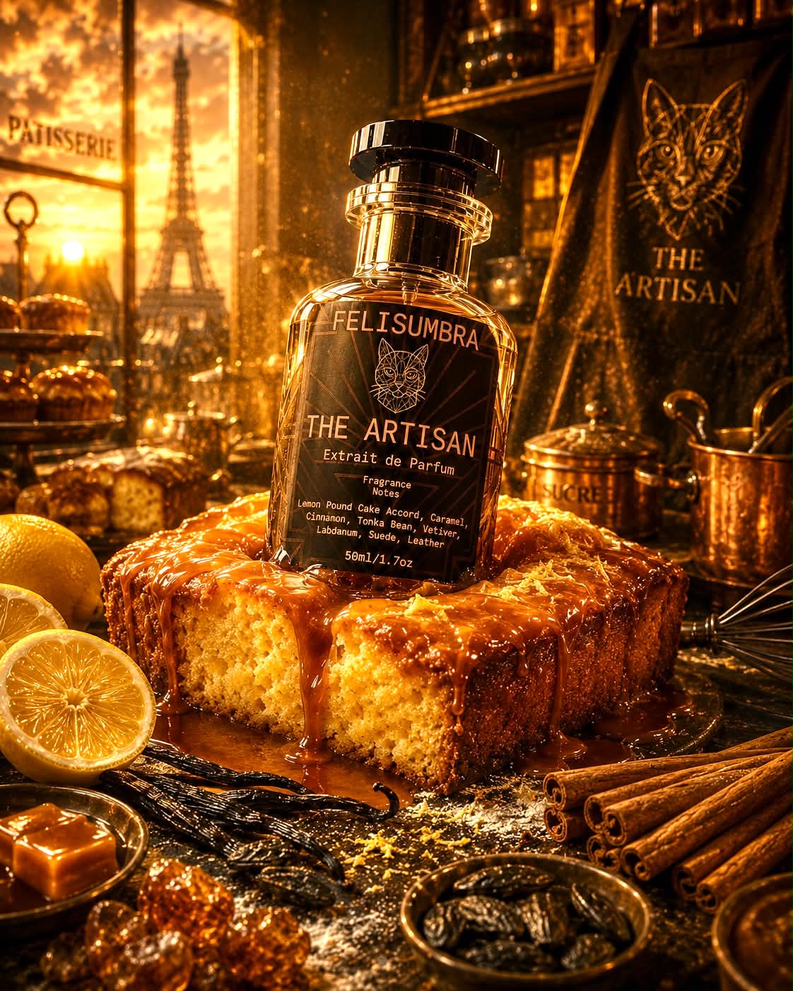 The Artisan - Extrait de Parfum (Lemon Pound Cake • Caramel • Leather)