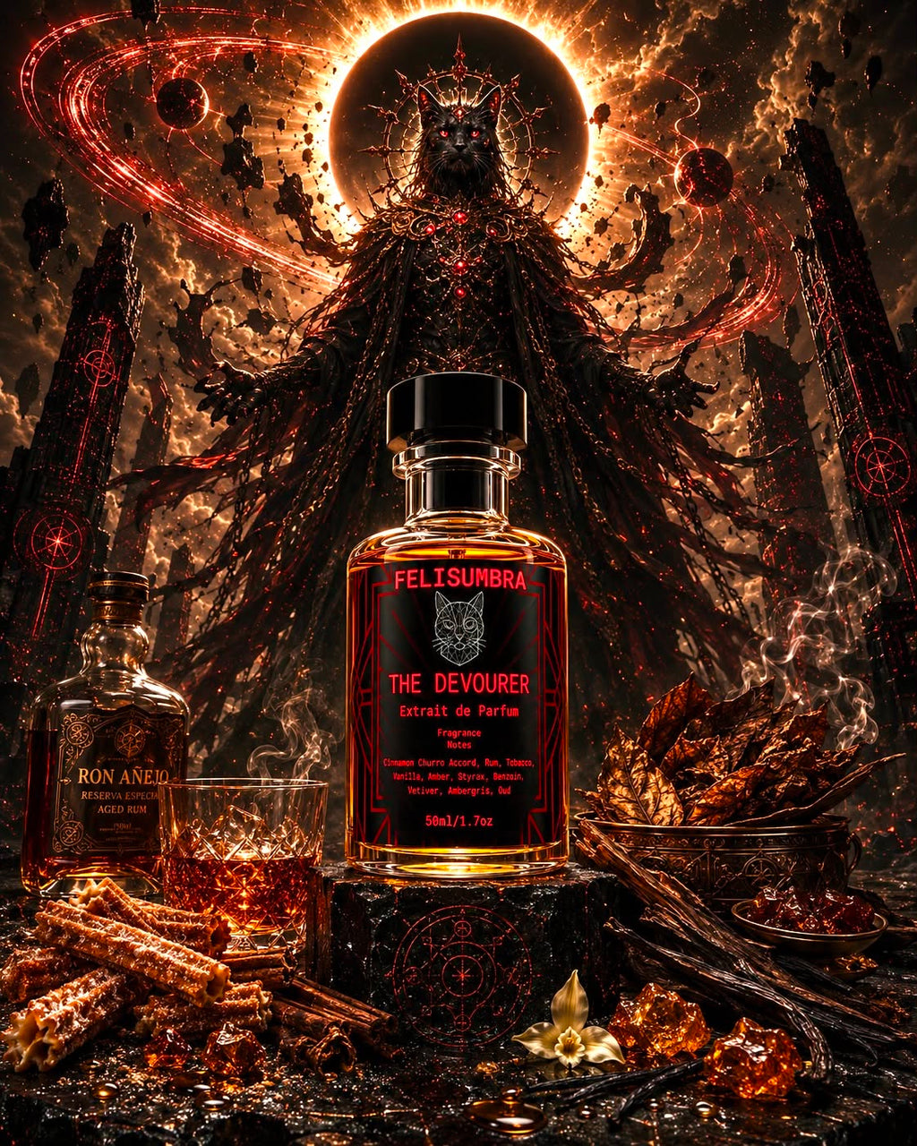 The Devourer - Extrait de Parfum (Cinnamon Churro • Rum • Oud)