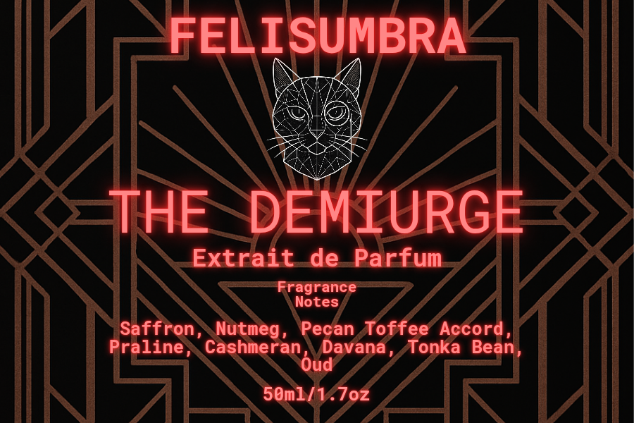 The Demiurge - Extrait de Parfum (Pecan Toffee • Praline • Oud)