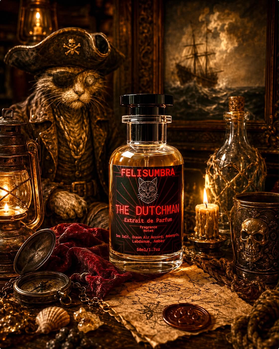 The Dutchman - Extrait de Parfum (Ocean Air • Ambergris • Labdanum)